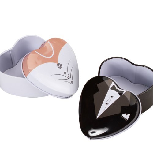 Scatole - TOOGOO(R) 1 paio cuore della festa