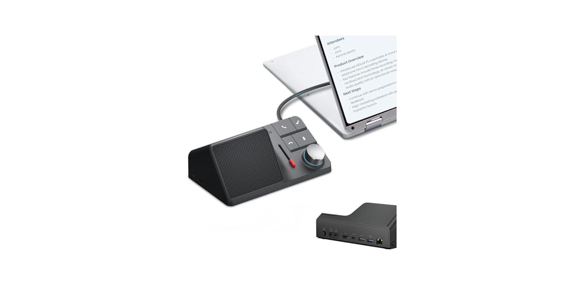 Hidoc H1E Aiボイスレコーダー Amazon.co.jp: HiDock H1E 多機能 8-in-1 ドッキング