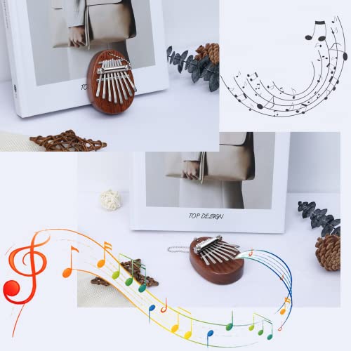 Kalimba Instrument – Piano à pouce 8 touches Instrument de musique portable – Mini Kalimba Thumb Piano pour enfants et… - Les Beatles, Paul McCartney, John Lennon, RIngo Starr, George Harrison Kalimba Instrument – Piano à pouce 8 touches Instrument de musique portable – Mini Kalimba Thumb Piano pour enfants et… – Image 4