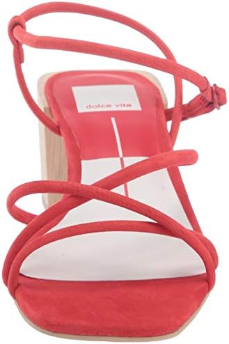 Dolce Vita Women's Zayla Heeled Sandal, red Nubuck, 9.5 M US | Image 1