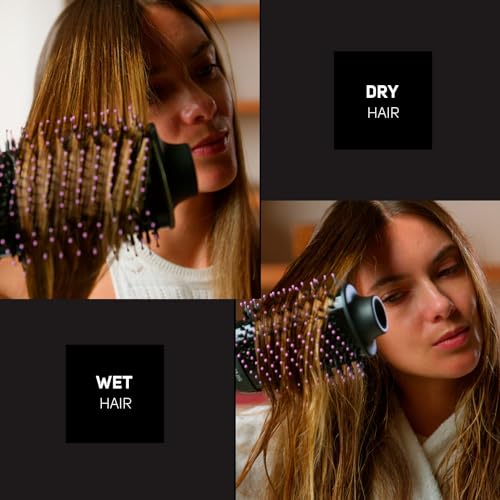 Taurus – Cepillo de Aire Moldeador Voluminizador Air Wave Ionic, Secador con Peine, 1200W, Iónico, Cerámico, 3 Velocidades y Temperaturas, Cerdas Finas y Gruesas, Mango Ergonómico, Punta Fría - imagen 6