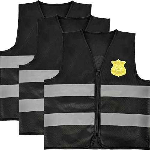 Disfraz de Chaleco Policía para Niños 3 Pzs miniatura 1