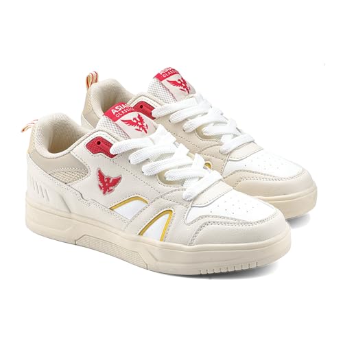 Image of ASIAN Mojo W-02 Women's Premium Sneakers with Soft Memory Foam Cushioning | Low-Top Style Sneakers, Lightweight Comfort, Durable Grip Sole & Casual Style for Girls