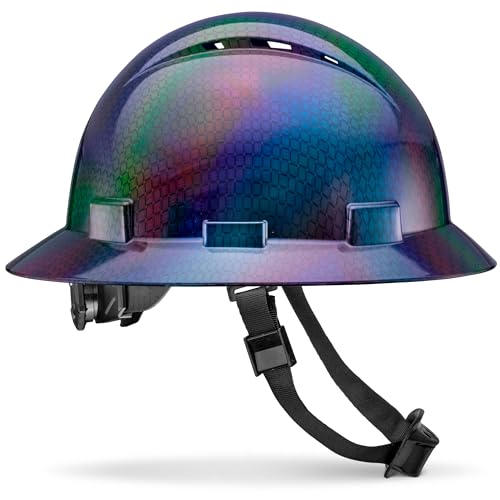 Casque de sécurité OSHA ventilé fibre de carbone suspension 6 points