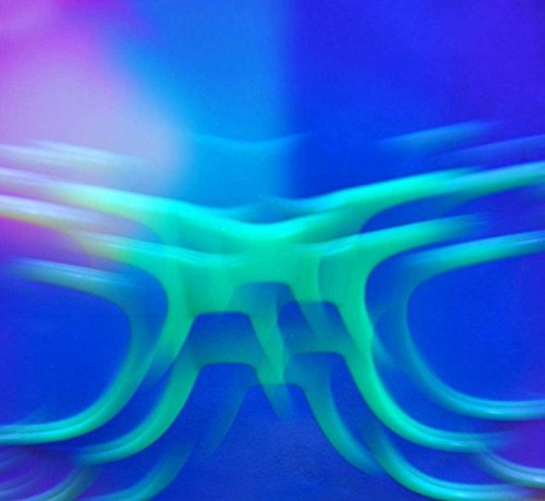 Glofx White Cat Eye Kaleidoscope Glasses – Rainbow Bug Eye #TOP5