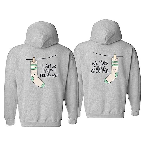 Micaxili Felpa con Cappuccio per Coppia Felpa Coppia Lui e Lei Fidanzati Matching Hoodie Couple Felpa Uomo Donna 1 Pezzo(Grey-Women-We Make-M) Micaxili Felpa con Cappuccio per Coppia Felpa Coppia Lui e Lei Fidanzati Matching Hoodie Couple Felpa Uomo Donna 1 Pezzo(Grey-Women-We Make-M)