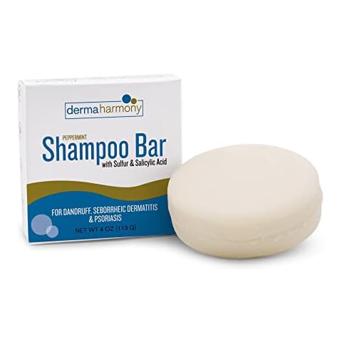 Dermaharmony 5% Sulfur 2% Salicylic Acid Shampoo Bar for Dandruff (4 oz) Cover