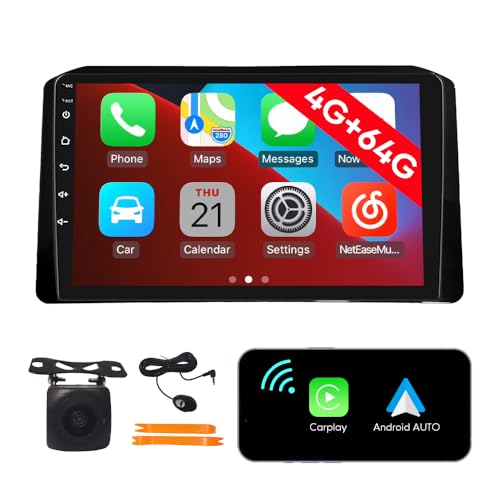 [4G 64G] Android Car Stereo FM Radio Carplay Android Auto 10.1
