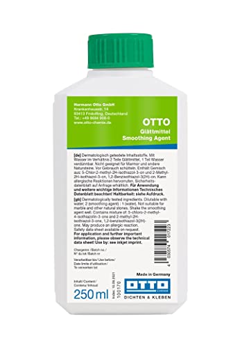 Otto-Chemie Glättmittel zum Glätten der Oberfläche von Silikon- Polyurethan- und MS-Hybrid-Polymer-Dichtstoffen (Glättmittel grün 250ml)