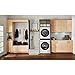 LG WashTower Stacked Smart Laundry Center 4.5 Cu.Ft. Front Load Washer & 7.4 Cu.Ft. Electric Dryer in White WKE100HWA