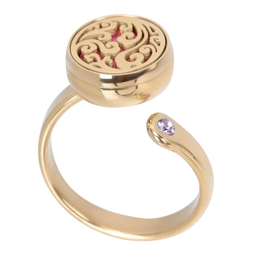 Bague d'huile essentielle d'aromathérapie bijoux de doigt femme