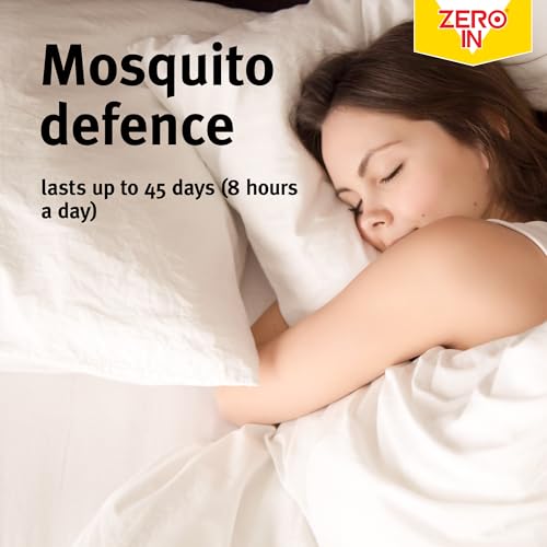 Zero In Knockdown Plug-In Mosquito Killer - Odour-Free Plug-In Insect Repellent Unit - Kills Mosquitoes, Midges, & Biting Insects on Contact - Provides Up to 45 Nights of Protection - 30ml Bottle