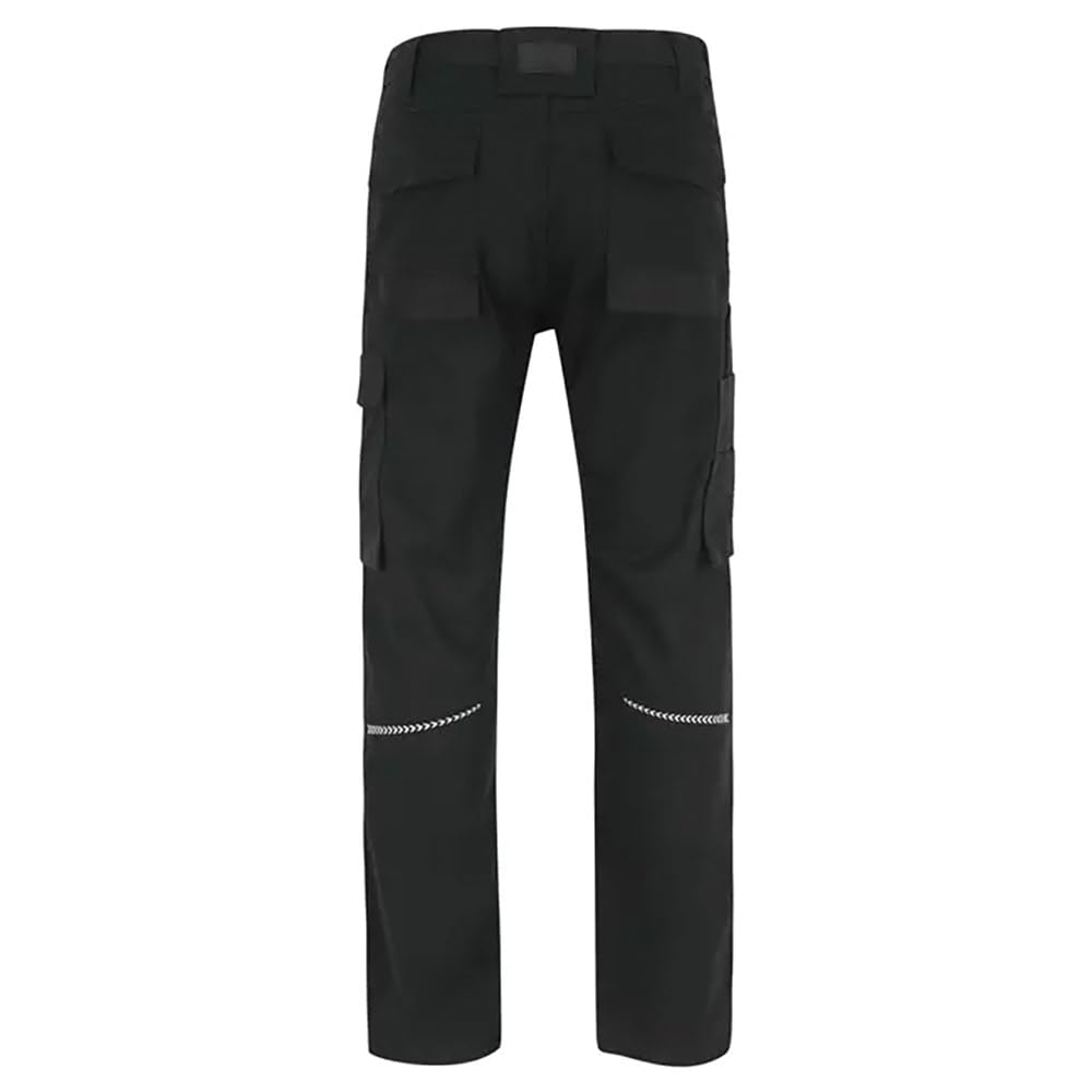 Herock XENI Pantalones de Trabajo para Hombres, 97% Algodón 3% Elastano, Multibolsillo, Elástico en 2 Vías, Refuerzo Cordura