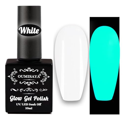 Esmalte de gel luminoso blanco lechoso 10ml miniatura 1