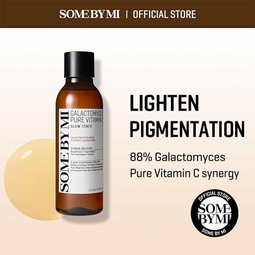 SOME BY MI Galactomyces Pure Vitamin C Glow Toner - 6.76Oz, 200ml - Korean Daily Vitamin C Face Toner for Skin Brightening - Glass Skin Routine with Skin Texture, Elasticity Care - Korean Skin Care - Thumbnail 3