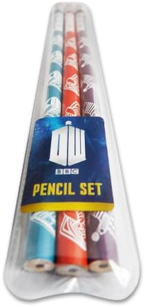 Doctor Who Pencil - Turquoise (Pack of 3)