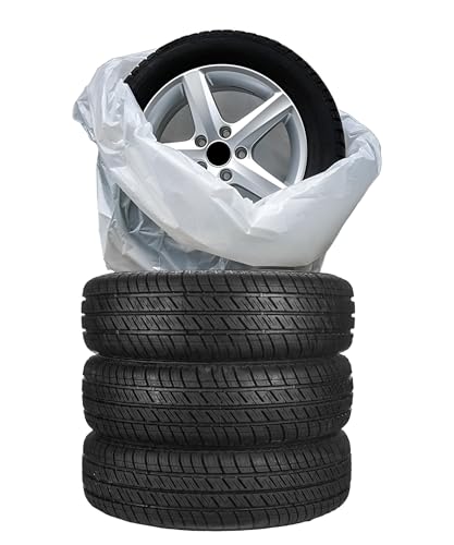 Flaconi 4PCS Custodia Copriruota di Scorta per Auto Borsa,Sacchetti per Pneumatici,Copri Ruota di Scorta,Sacchi per Pneumatici,Adatto a Qualsiasi Pneumatico Standard Fino a 22 Pollici