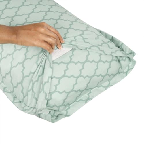 Image of Wakefit 100% Cotton Pillow Cover Set of 2 | 200 TC Soft & Breathable Pillow Cases | Standard Size 18 x 27 Inch | Skin Friendly, Durable & Gentle Machine Washable | Booke