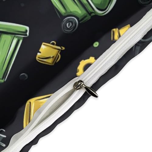 Juego de cama de camión 220x240 cm con funda de almohada para niños 5
