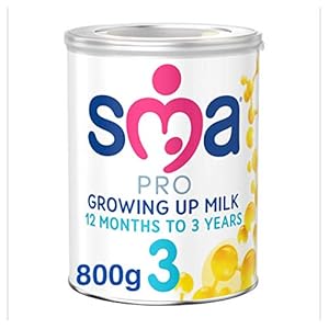 SMA PRO Growing Up Baby Milk Powered Formula, 1-3 Years, 800g (Pack of 1)