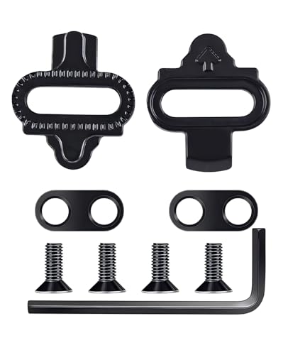 Cuilane Premium SPD-Cleats für Fahrradschuhe universelle Shimano-SPD-kompatible SPD-Cleats Hochleistungs-SPD-Cleats mit Rutschfestigkeit für Mountainbikes Straße und Freizeitradfahren