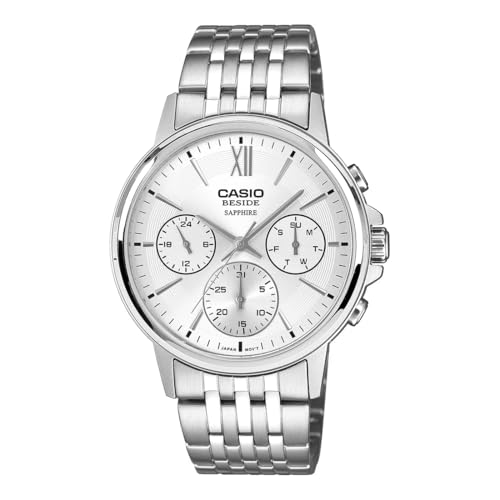 Image of Casio Enticer Men BMS-300D-7AVDF Analog Silver Watch Men (A2542)
