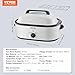 VEVOR Electric Roaster Oven, 22 QT Turkey Roaster with Self-Basting Lid, 1450W Roaster with Defrost & Warm Function, Adjustable Temp, Removable Pan & Rack, Fits Turkeys Up to 26LBS, White
