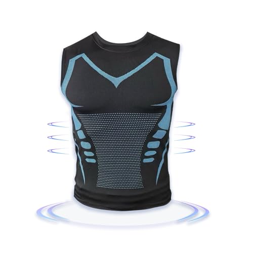 Vitaboost Compression Shirt, 2024 New Version Ionic Shaping Sleeveless Vest for for Men to Build a Perfect Body (UK, Alpha, M, Regular, Regular, Black Vitaboost Compression Shirt, 2024 New Version Ionic Shaping Sleeveless Vest for for Men to Build a Perfect Body (UK, Alpha, M, Regular, Regular, Black