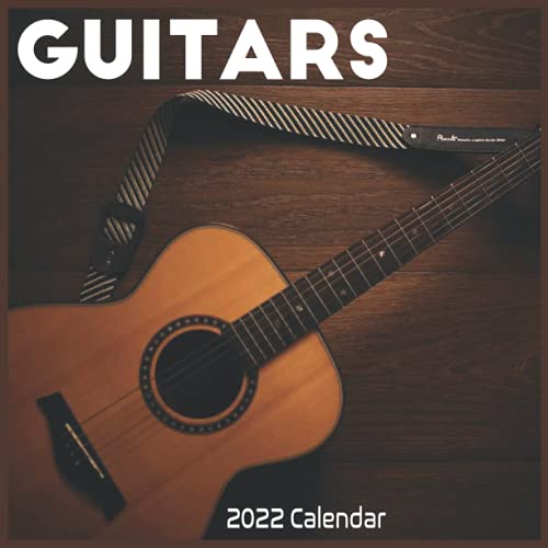 Guitars Calendar 2022: Official Musical Instrument Guitar 2022 Calendar 16 Months