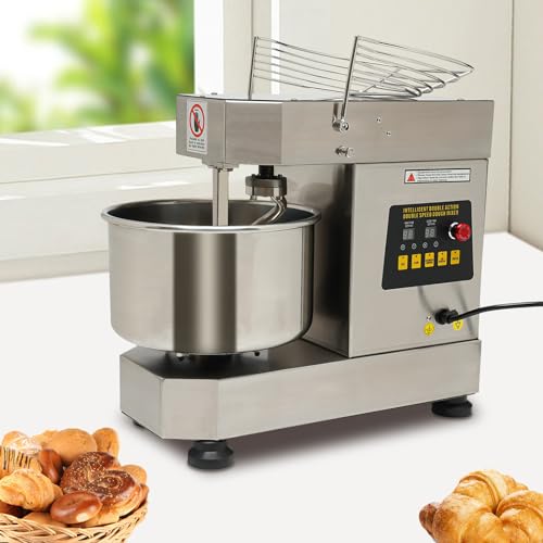 TITIDU Dough Kneading Machine,110V Commercial Flour Mixer Doughmaker kitchen Electric Dough Kneading Machine 10L 750W