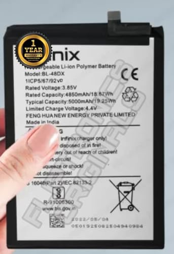 Image of BL-48DX Battery for Infinix Hot 11 2022 (X675) -5000mAh Battery with 1 Year Warranty** (DD59)