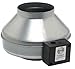 Fantech FG 6M Inline Centrifugal Duct Fan, Metal Housing, 418 CFM, 120V, 6"