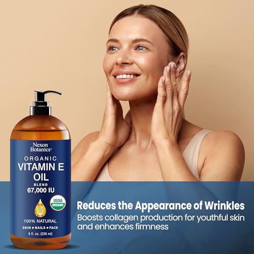 Nexon Botanics Organic Vitamin E Oil Blend 67000 Iu - 8 Fl Oz - Vitamin E Oil For Skin, Scars, Face thumb #4