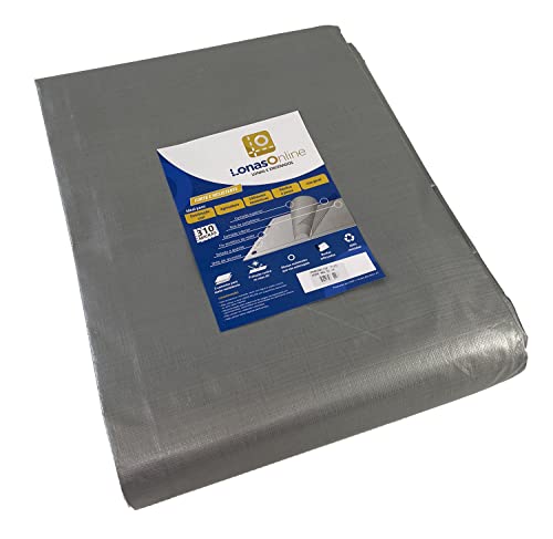Prolona Flex Plus Lona Polietileno 8x4 300 Micras Multiuso Impermeável Cinza