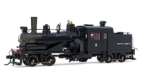 Rivarossi Heisler Steam Locomotive Coos Bay Lumber Company #8 2-Truck Model HO Scale DCC Ready Analog Model Train HR2947