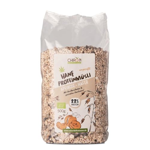 Chiron Hanf-Proteinmüsli, Aprikose-Hafer, 500g Chiron Hanf-Proteinmüsli, Aprikose-Hafer, 500g