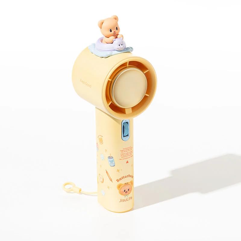 JisuLife Fan Pro 1 ButterBear Edition Handheld Fan, 5000mAh