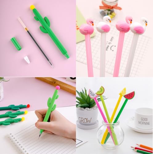Pack de 30 bolígrafos de gel multicolor 0.5mm estilo A miniatura 2
