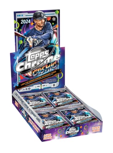 2024 Topps Chrome Cosmic Baseball Sealed Hobby Box (Look For Cosmic Chrome Autograph Cards)