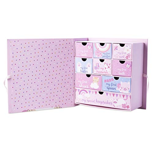 Baby Milestone Keepsake Storage Box: Track Treasured Memories - I Love You Cats