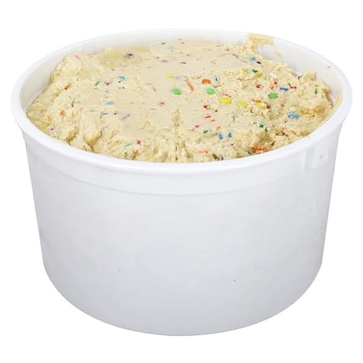 David's Cookies Edible Birthday Cake Cookie Dough, 8 lb (Pack of 2)