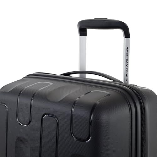 Image of American Tourister Ivy 2.0 | Small Size Cabin Trolley Bag (55 cm) | 360 8 Wheel Travel Luggage | Hard Case Polypropylene (PP) Suitcase | Combination Lock | Black