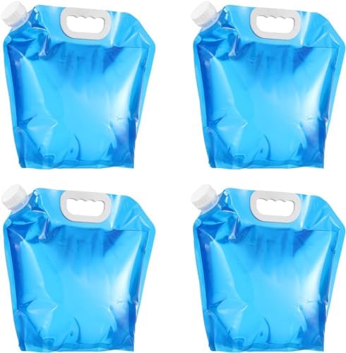 2-Pack 5-Gallon Collapsible Water Jug - BPA FREE - Portable Storage Bladder Wit 313049495462 - View #6