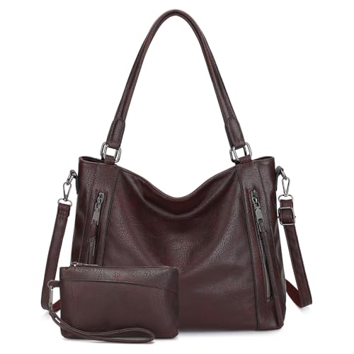 Sac à main femme en cuir PU VINBAGGE grand fourre-tout