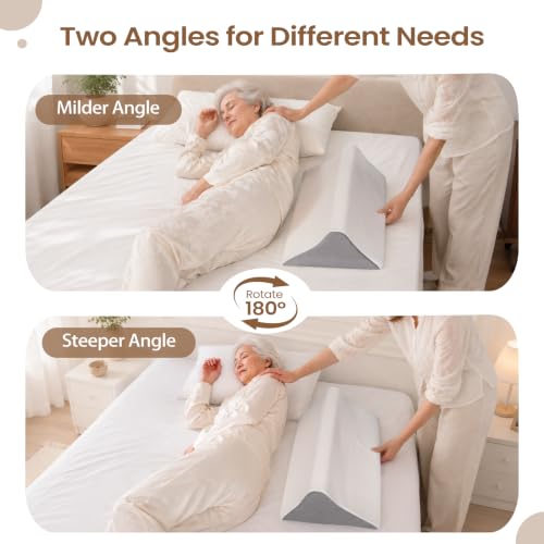 Image of Vekkia Wedge Pillow for Side Sleeping, Body Positioning Back Support
