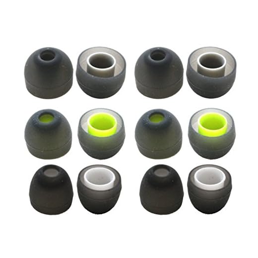 Zotech 6 Pairs of Ear Tips for Jaybird BlueBuds X, X2, X3 & X4 Headphones. (S/M/L)