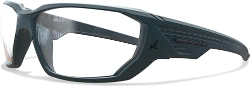 EDGE Dawson - Gafas de seguridad envolventes de alta calidad ANSI Z87, lentes de seguridad antideslizantes con clasificación de alto impacto