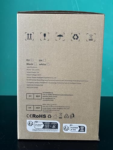AROEVE Air Purifiers for Bedroom and Home, 7W Air Purifier with 22dB Sleep Mode H13 HEPA Filter Smoke Pollen Dander Hair Smell Air Cleaner with Speed Control For Bedroom Office, DH-JH01A, White