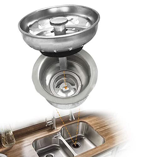 Colador para fregadero de cocina acero inoxidable 3.25 in miniatura 6