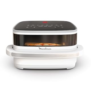 Moulinex Easy Fry XL Surface, Friggitrice ad Aria XL con Cestello Antiaderente e Finestra di Osservazione, 1,5 Kg, Tecnologia Extra-Crisp e Doppia Resistenza, Cottura fino a 230°, AL4001